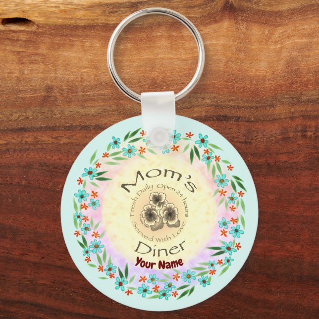Porte-clés Porte - clé Moms Diner (Recto)