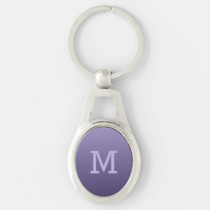 Porte-clés Porte - clé monogramme personnalisé Violet violet