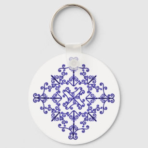 Porte-clés Porte - clé Motif de défilement