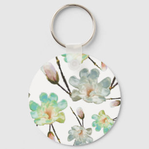 Porte-clés Porte - clé Motif Magnolia