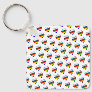 Porte-clés Porte - clé Motif Rainbow Heart