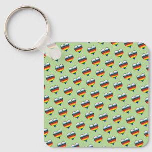 Porte-clés Porte - clé Motif Rainbow Heart