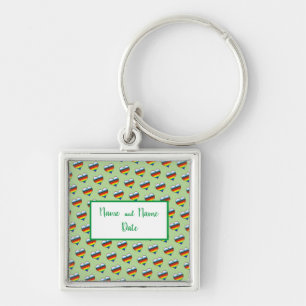 Porte-clés Porte - clé Motif Rainbow Heart