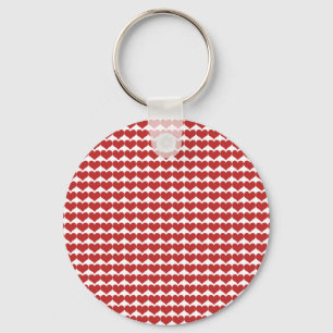Porte-clés Porte - clé Motif Red Cute Hearts