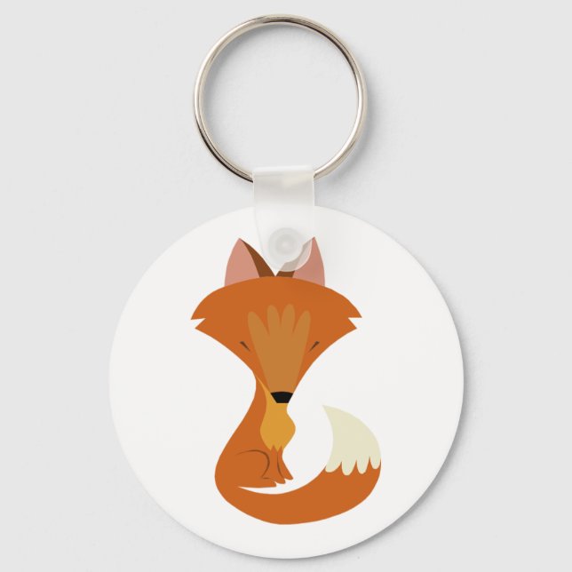 Porte-clés Porte - clé mou Fox (Recto)
