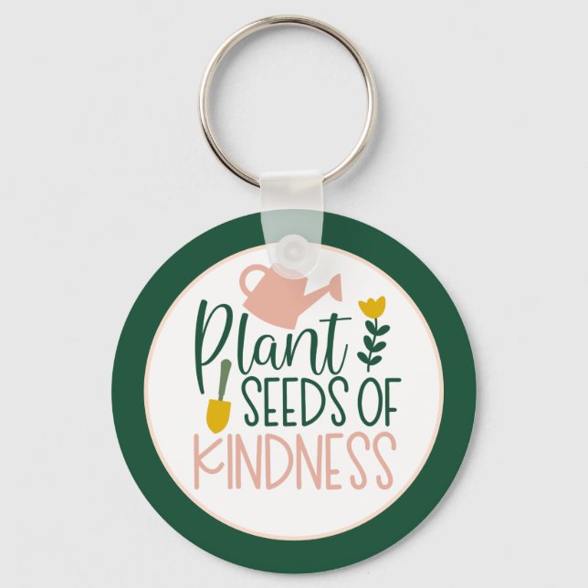 Porte-clés Porte - clé naturel du jardin plante (Recto)