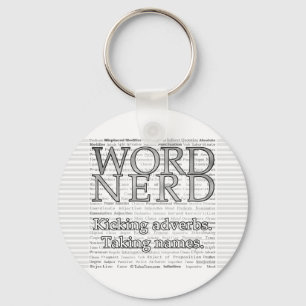 Porte-clés Porte - clé Nerd Word
