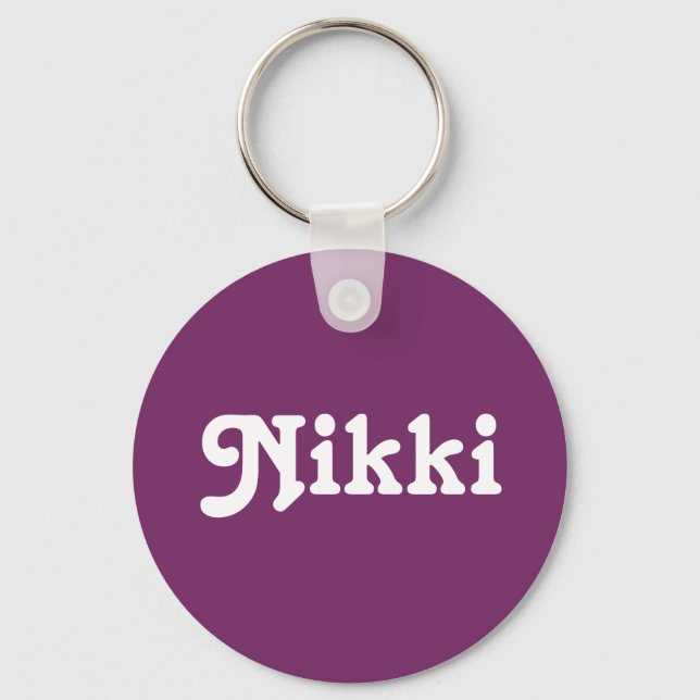 Porte-clés Porte - clé Nikki (Recto)