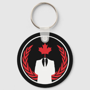 Porte-clés Porte - clé noir anonyme du Canada