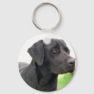 Porte-clés Porte - clé noir de labrador retriever