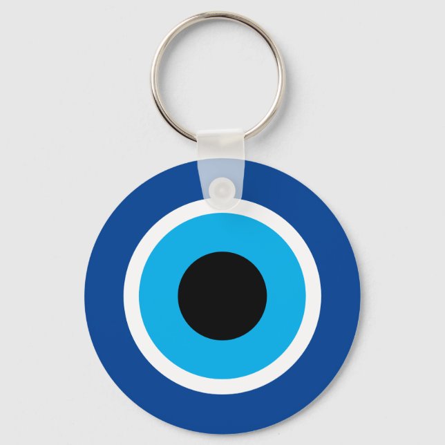 Porte-clés Porte - clé oeil mal - Blue Mati (Recto)