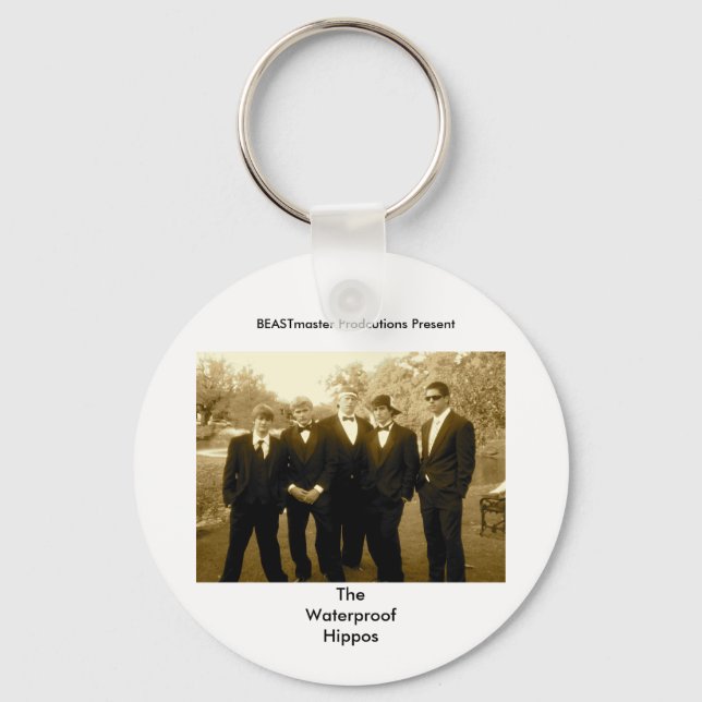 Porte-clés Porte - clé officiel des hippoppos étanches (Recto)
