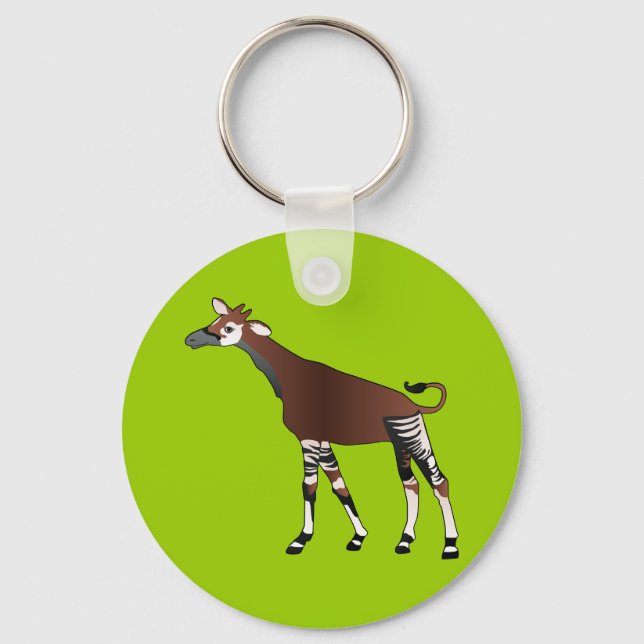 Porte-clés Porte - clé okapi (Recto)