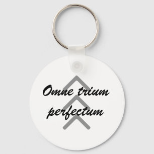 Porte-clés Porte - clé "Omne trium perfectum"