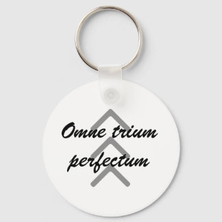 Porte-clés Porte - clé "Omne trium perfectum"