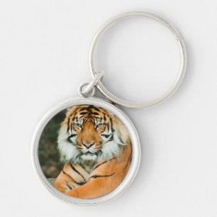 Porte-clés Porte - clé orange de tigre
