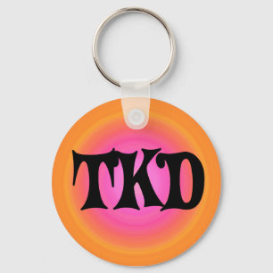 Porte-clés Porte - clé orange et rose de TKD