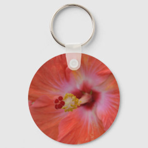 Porte-clés Porte - clé Orange Hibisus