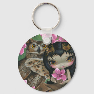 Porte-clés porte - clé "Owlyn in the Springtime"