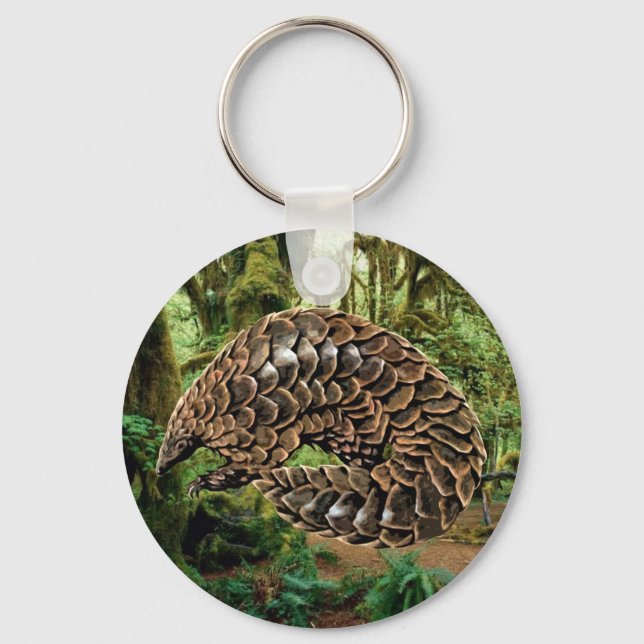 Porte-clés Porte - clé Pangolin (Recto)