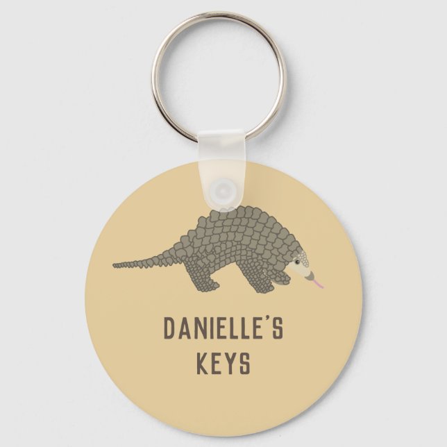 Porte-clés Porte - clé Pangolin personnalisé (Recto)