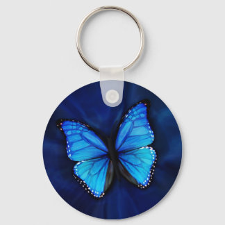 Porte-clés Porte - clé papillon bleu