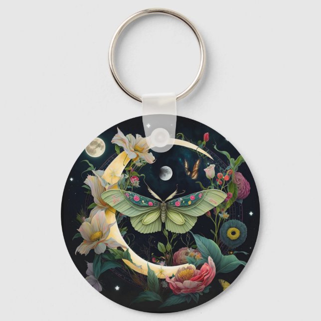 PORTE-CLÉS PORTE CLE PAPILLON DE NUIT (Recto)