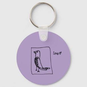 Porte-clés porte - clé parakeet