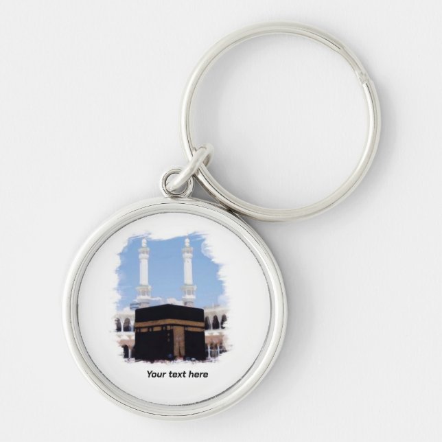 Porte-clés Porte - clé peint à la Mecque (Devant)