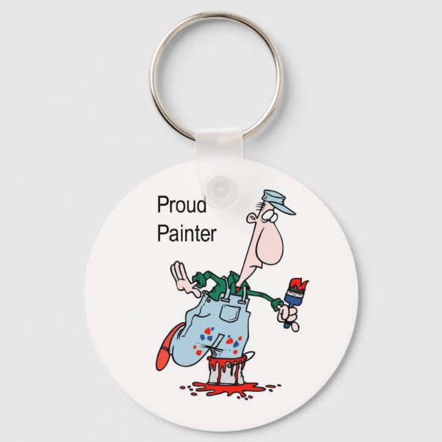 Porte-clés Porte - clé peintre (Recto)