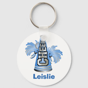 Porte-clés Porte - clé personnalisé bleu et blanc