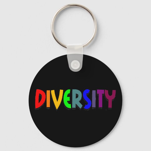 Porte-clés Porte - clé personnalisé de diversité (Recto)