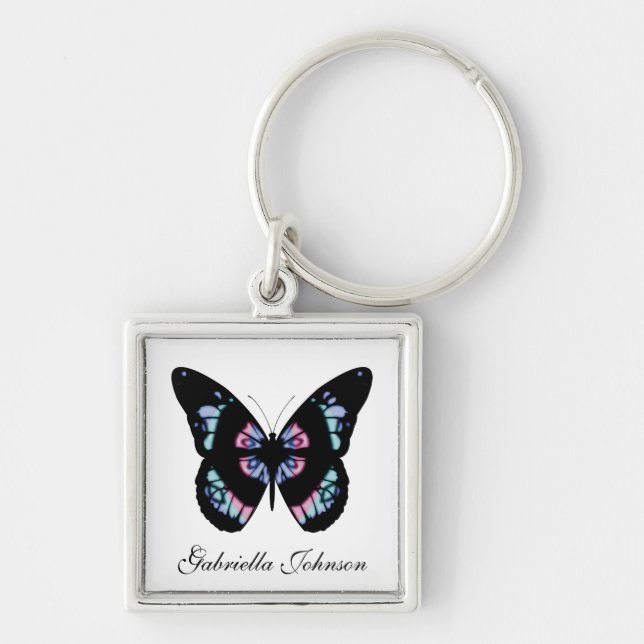 Porte-clés Porte - clé personnalisé de papillon (Devant)