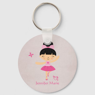 Porte-clés Porte - clé personnalisé mignon de ballerine de