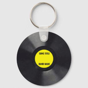 Porte-clés Porte - clé personnalisé Mini Vinyl LP