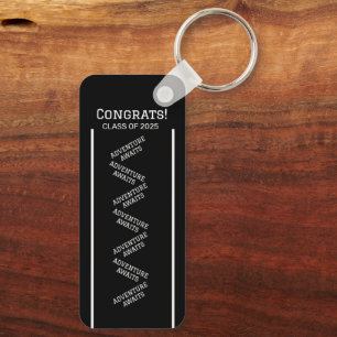 Porte-clés Porte - clé personnalisé noir et blanc