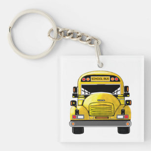 Porte-clés Porte - clé personnalisé par autobus scolaire