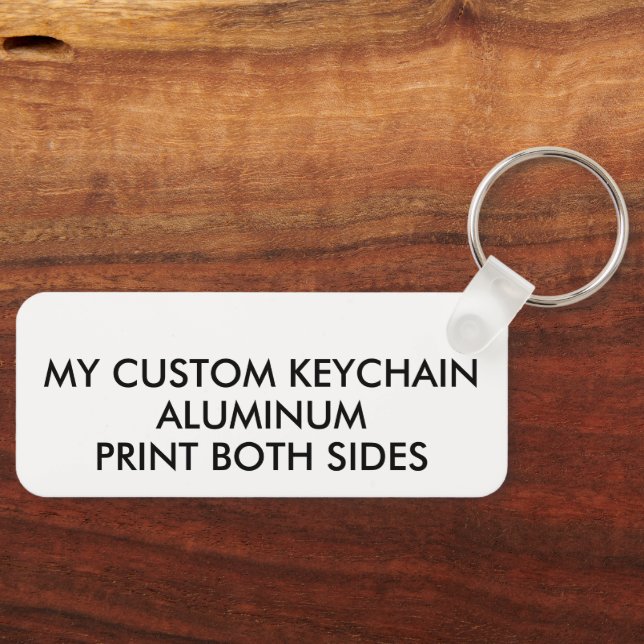 Porte-clés Porte - clé PHOTO ALUMINIUM LUMINEUX personnalisé (Recto)