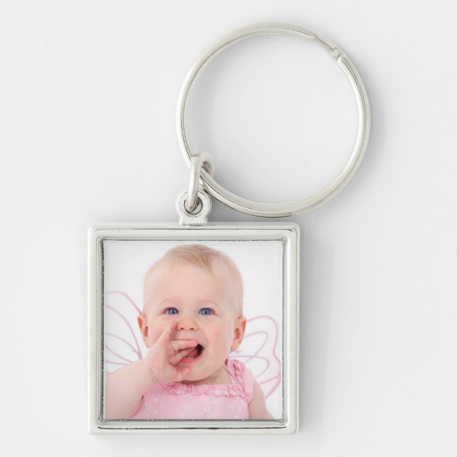 Porte-clés Porte - clé photo bébé (Devant)