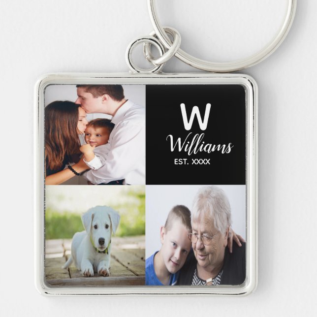 Porte-clés Porte - clé Photo Premium personnalisé (Devant)