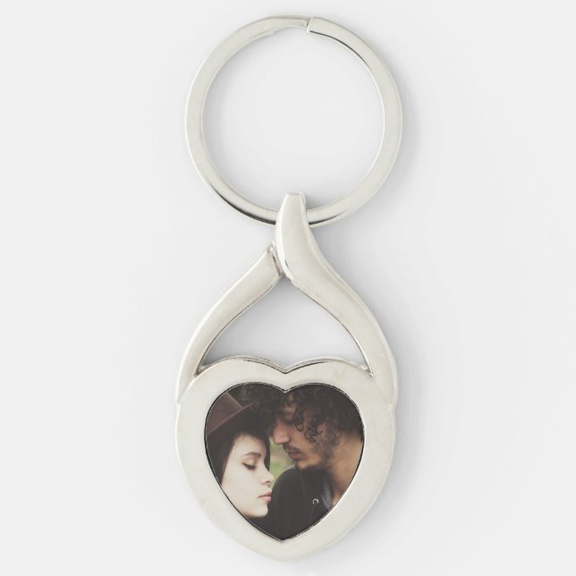 Porte-clés Porte - clé photo romantique personnalisé de coupl (Devant)
