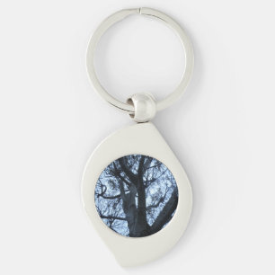 Porte-clés Porte - clé photo Silhouette Arbre