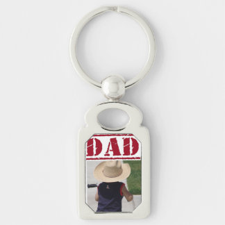 Porte-clés Porte - clé photo Silver Dad