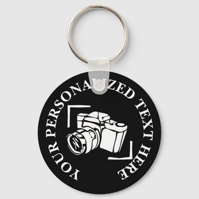 Porte-clés Porte - clé photographique avec logo photo (Recto)