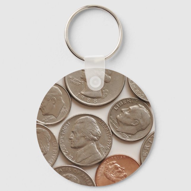 Porte-clés Porte - clé Pièces d'argent (Recto)