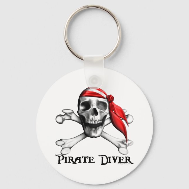 Porte-clés Porte - clé Pirate Diver (Recto)