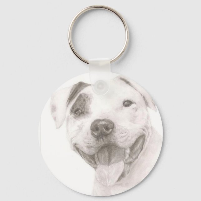 Porte-clés Porte - clé Pitbull (Recto)