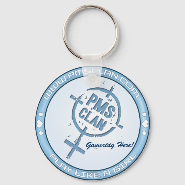 Porte-clés Porte - clé PMS - Logo bleu 2 (Recto)