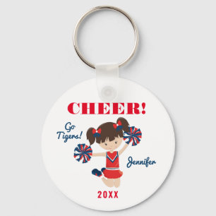 Porte-clés Porte - clé Pom-pom girl personnalisé avec VOTRE T