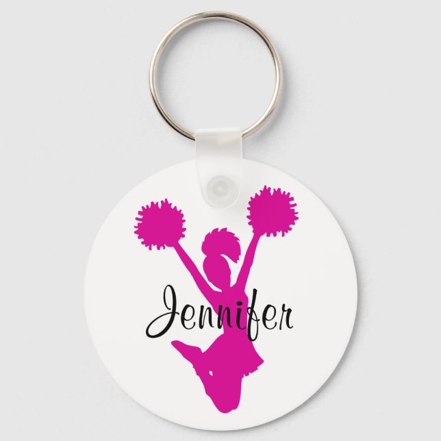 Porte-clés Porte - clé Pom-pom girl rose (Recto)